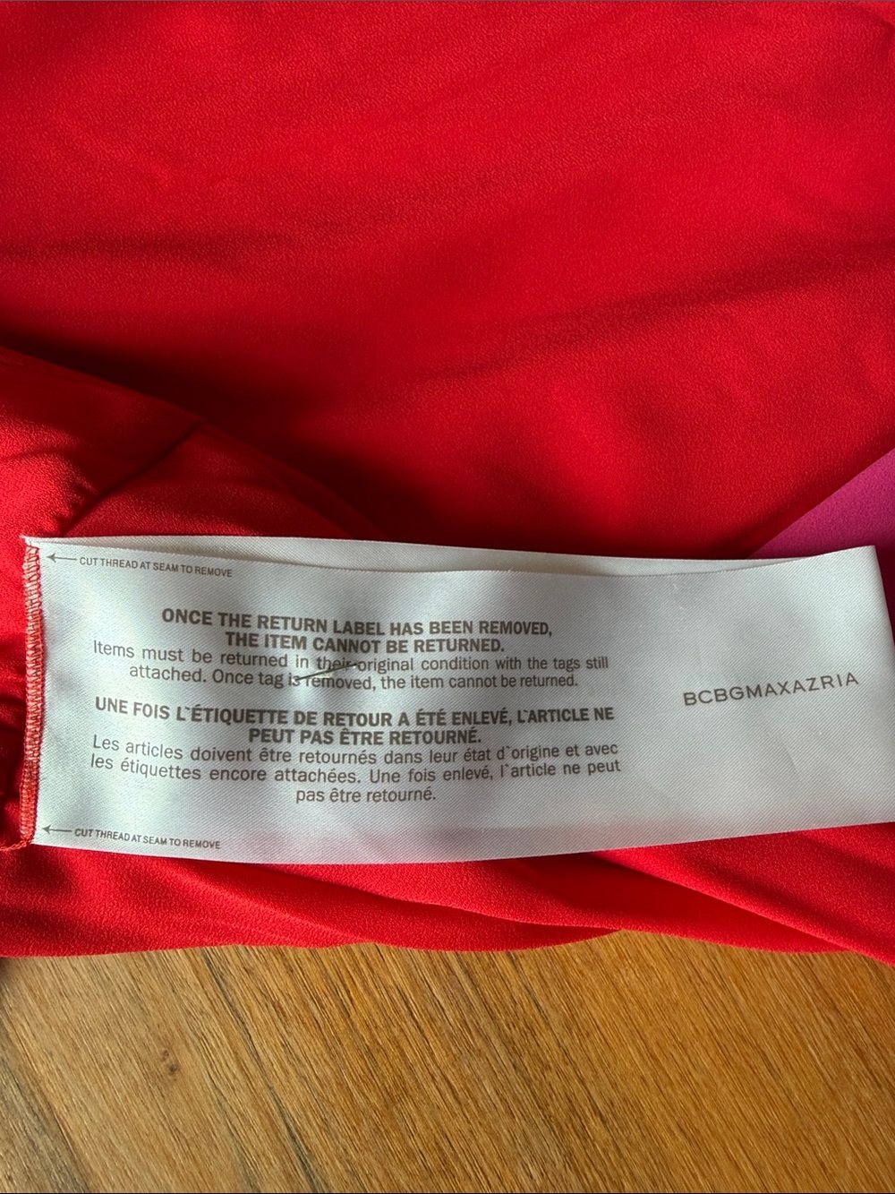 Women’s One-Shoulder Red Ruffled Gown - Picture 3 of 6
